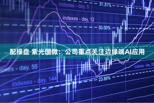 配操盘 紫光国微：公司重点关注边缘端AI应用